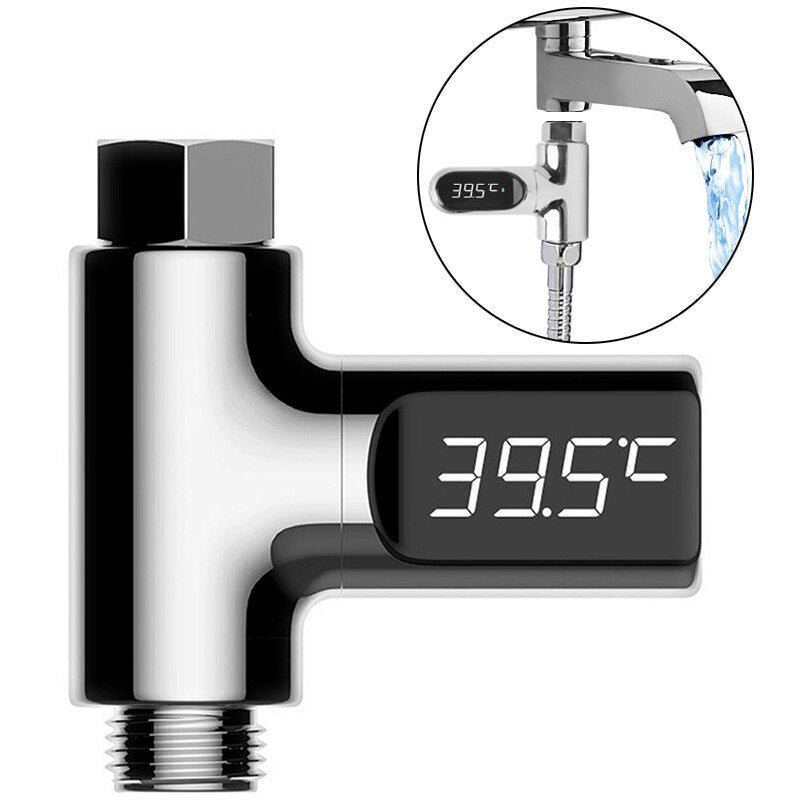 Intelligente LED-Wasserhahn-Temperaturanzeige