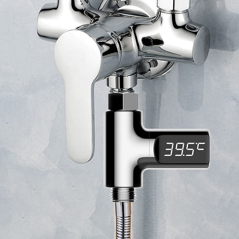 Intelligente LED-Wasserhahn-Temperaturanzeige