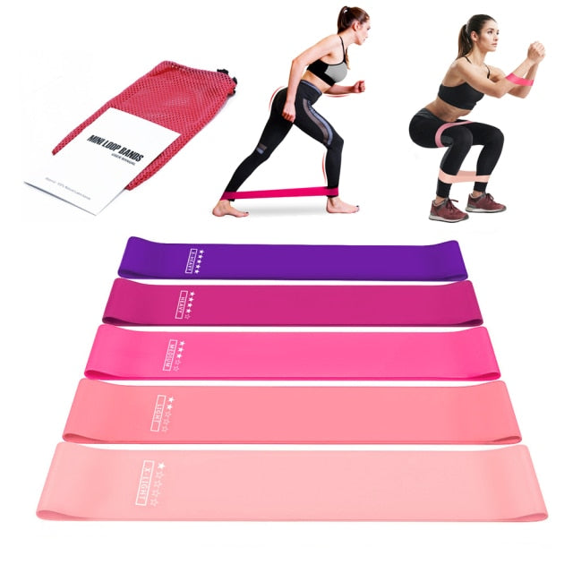 Fitnessbänder Widerstandsbänder 5-er Pack