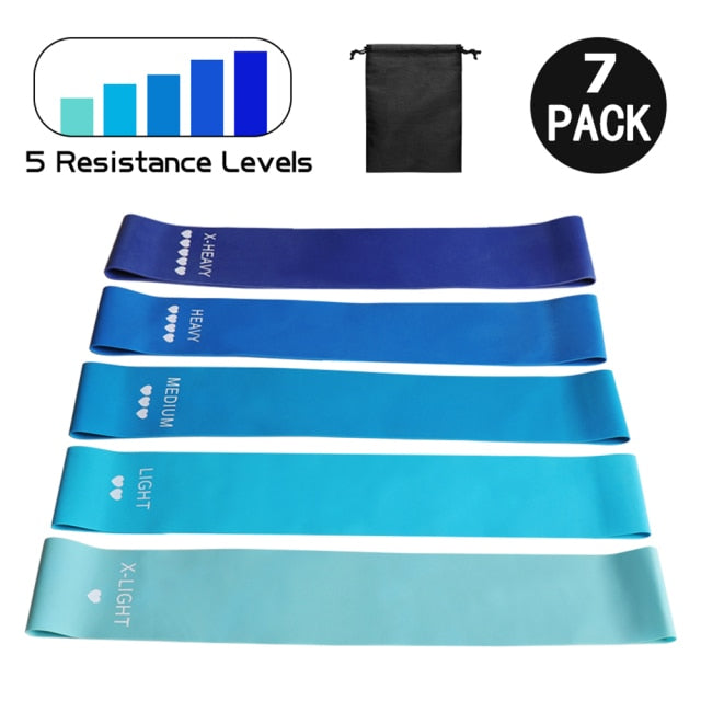 Fitnessbänder Widerstandsbänder 5-er Pack