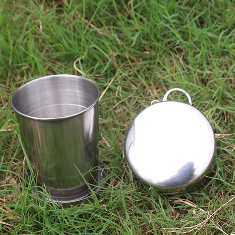 Edelstahl Faltbecher