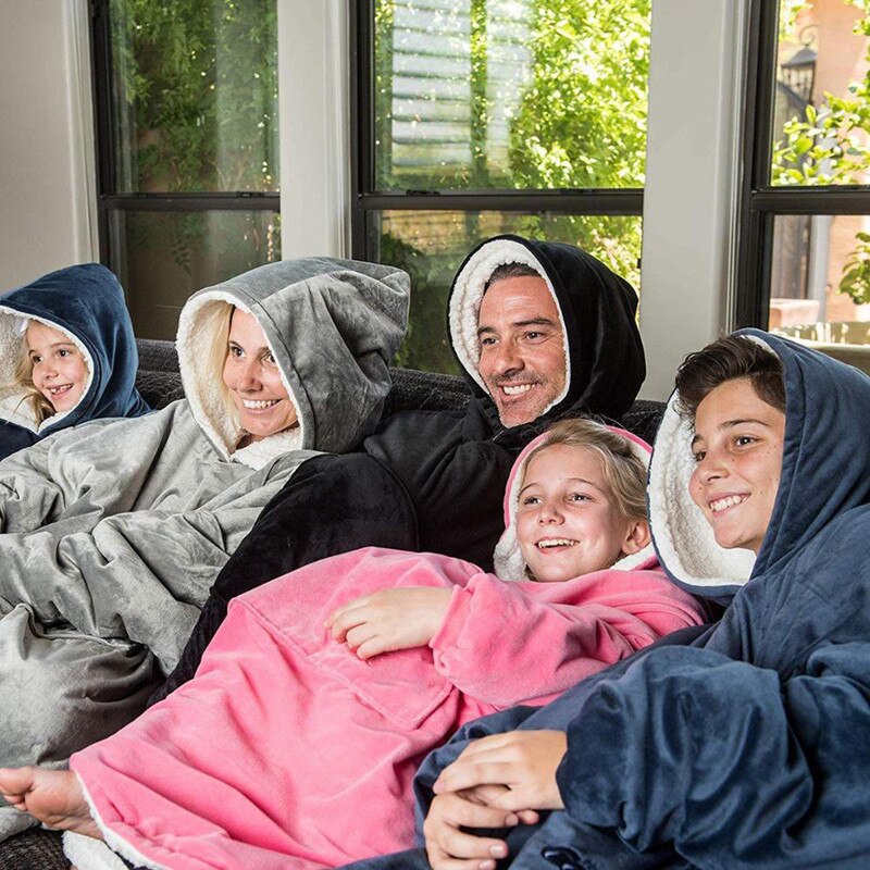 Kuscheldecke mit Ärmel