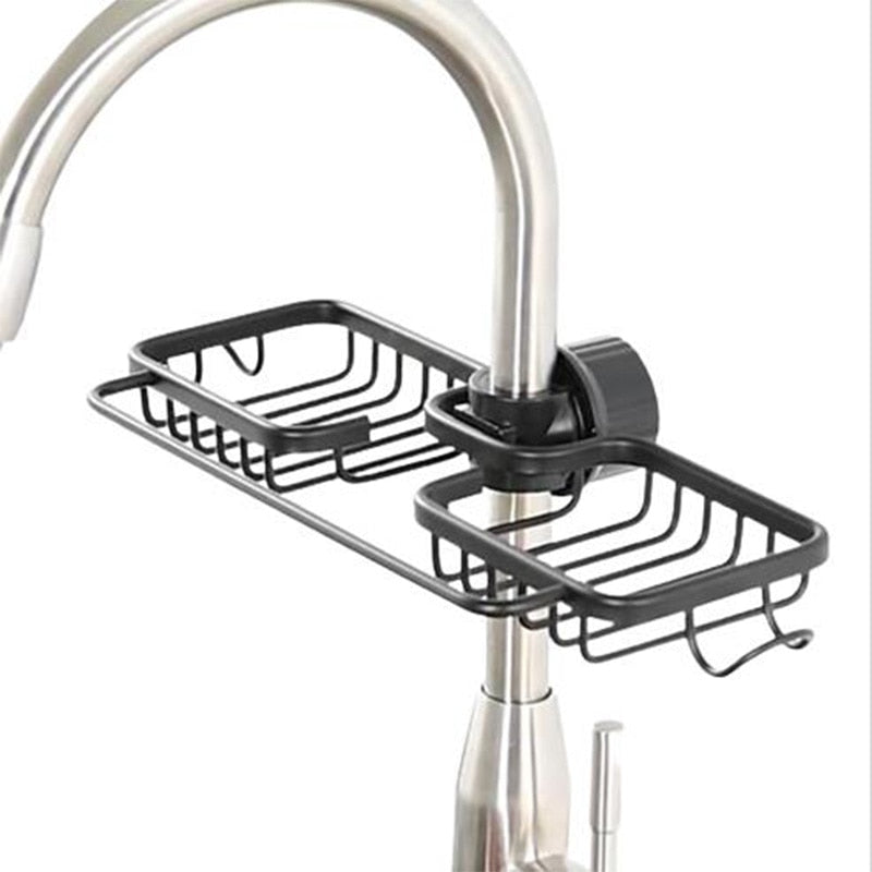 Wasserhahn-Schwammhalter mit Haken