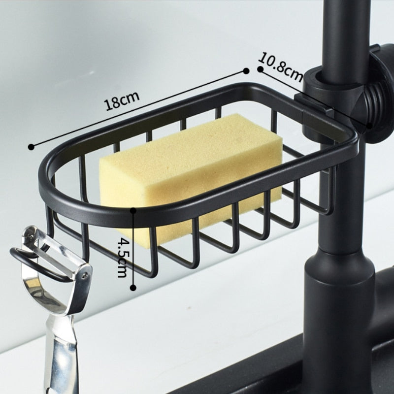 Wasserhahn-Schwammhalter mit Haken
