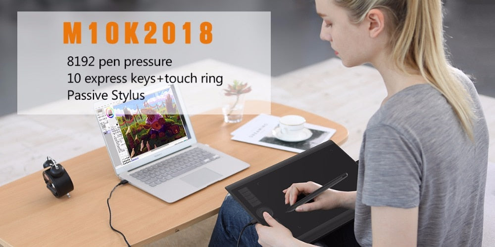 Grafiktablet GAOMON M10K 2018 Version