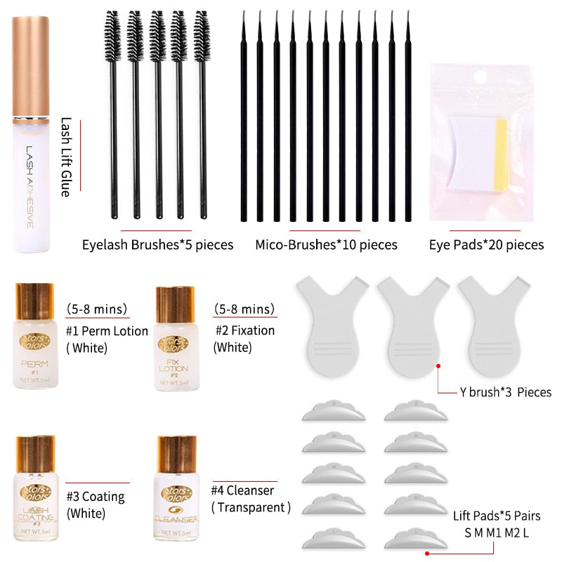 Wimpernlifting Set Starter Kit