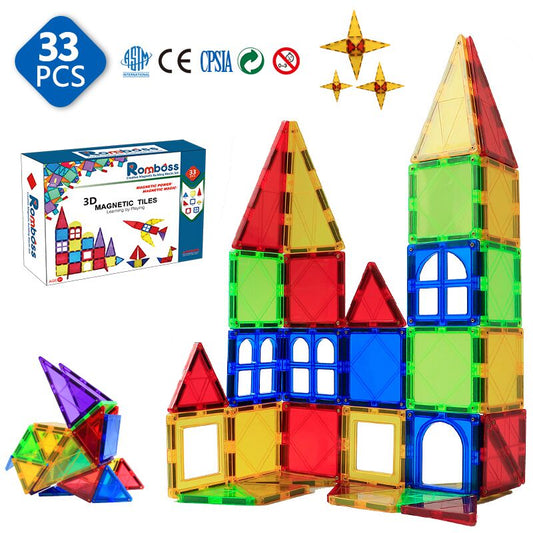 Magnetische Bausteine 33-teilig