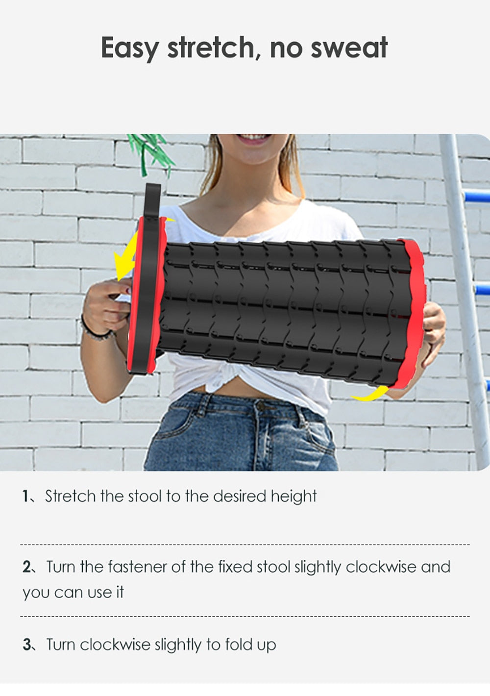Tragbarer Klapphocker faltbar